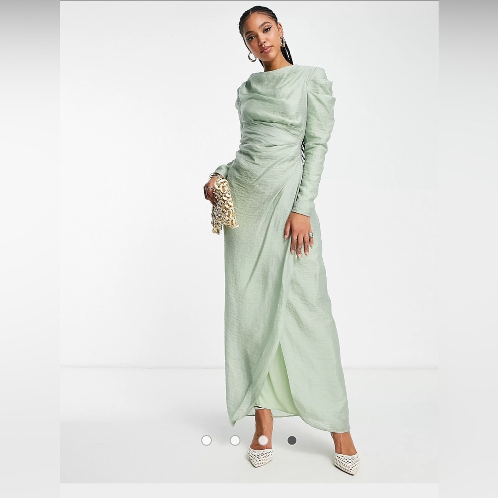 ASOS MINT GREEN MAXI DRESS